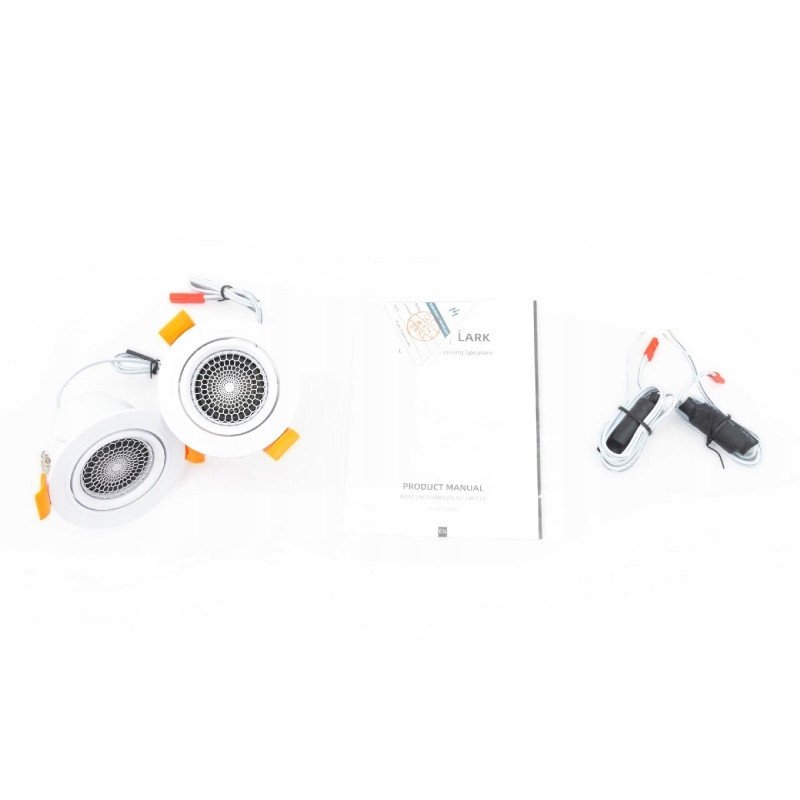 Altoparlantë tavanor Ieast Lark63, impedancë e qëndrueshme, set 2 copë, të bardhë