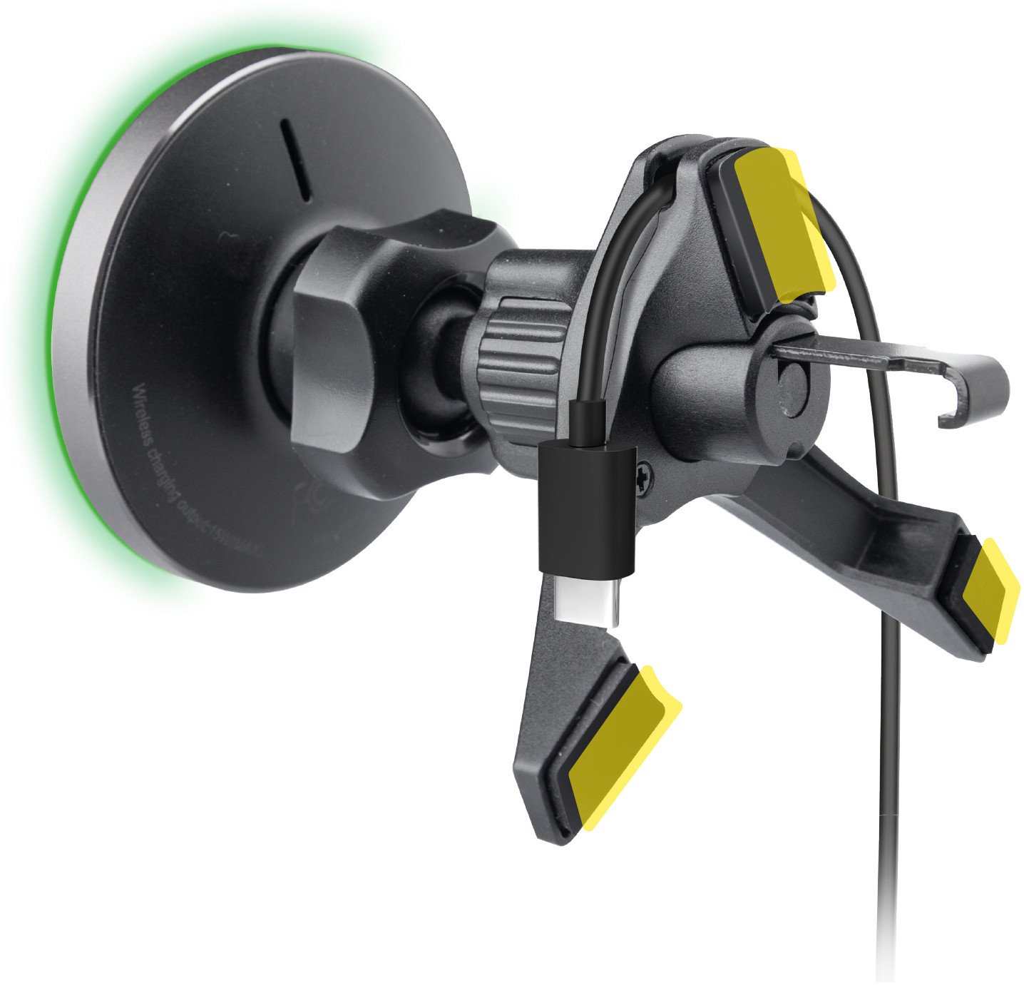 Mbajtëse telefoni për makinë SBS TESUPMAGWIR15W, magnetike MagSafe, karikim wireless 15W, e zezë