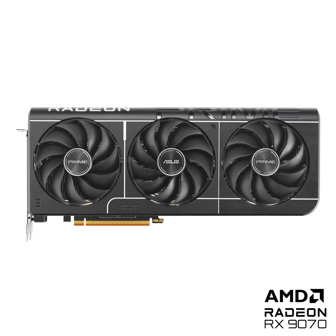 Kartelë grafike ASUS Prime -RX9070-O16G AMD Radeon RX 9070, 16 GB GDDR6