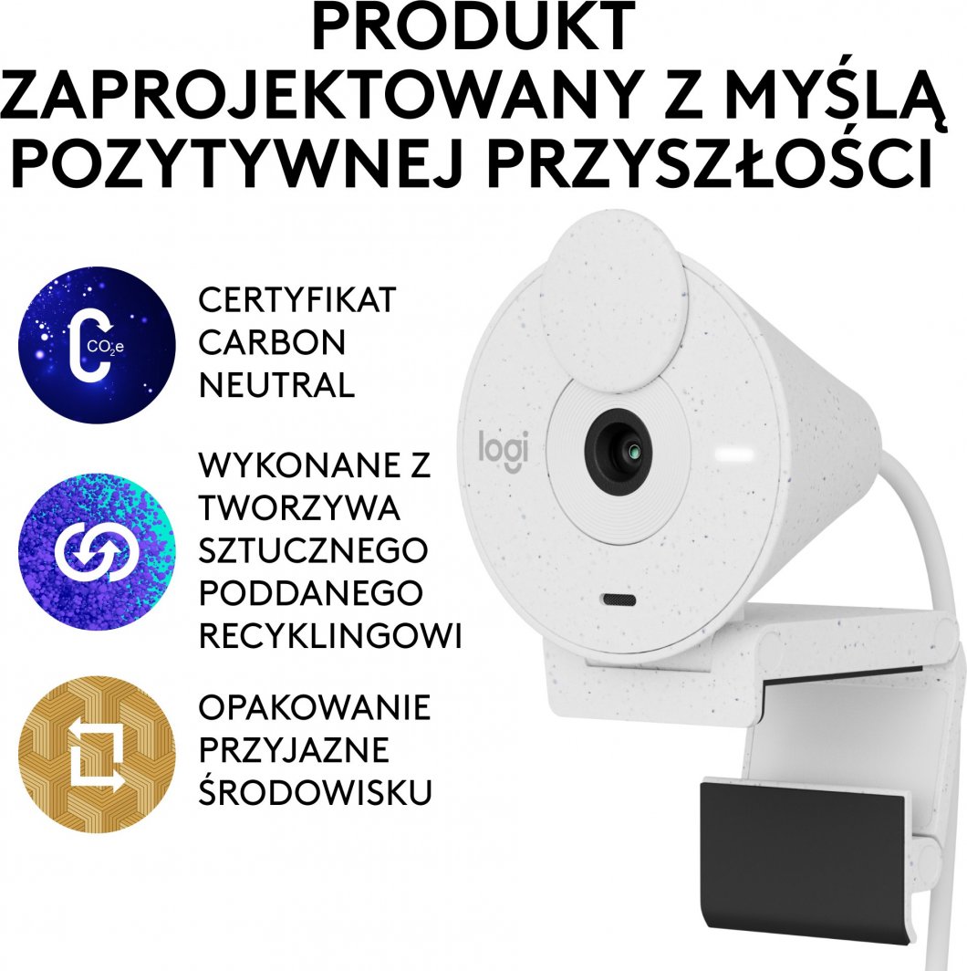 Ueb-kamerë Logitech Brio 300 (960-001442), e bardhë