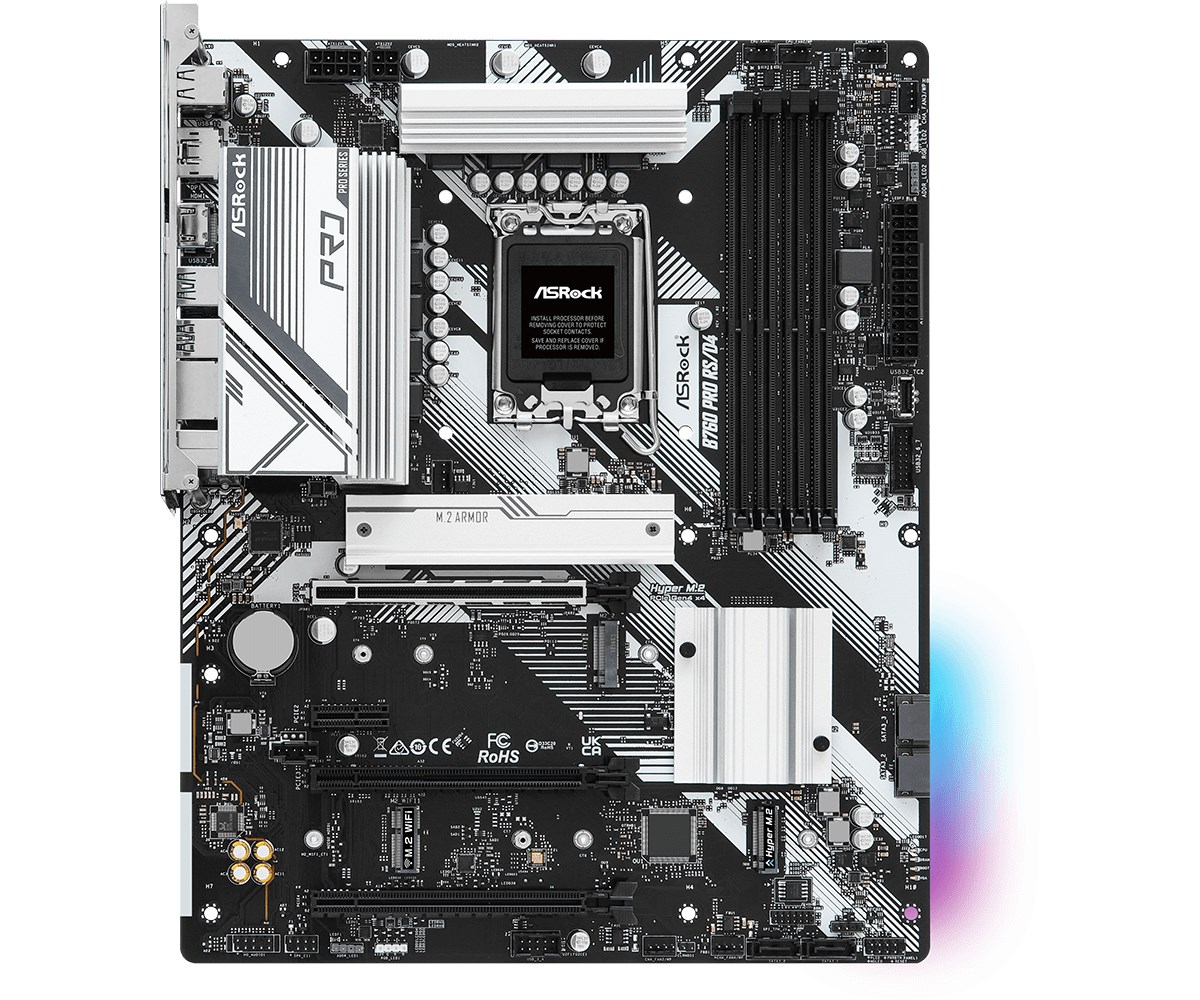Pllakë amë Asrock B760 Pro RS/D4 Intel B760 LGA 1700 ATX