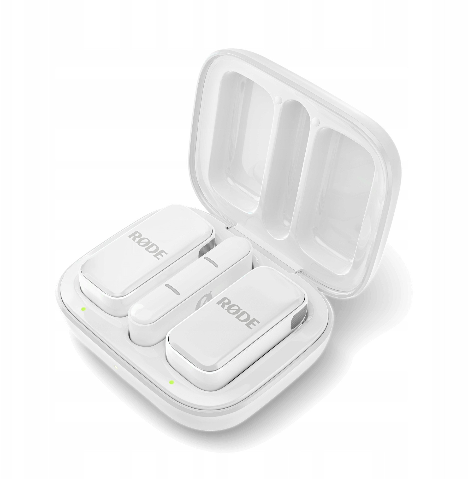 Mikrofon pa tela RODE Wireless Micro WIMICROLW, për smartphone, i bardhë