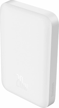 Powerbank Baseus Magnetic Mini MagSafe, 6000mAh, i bardhë Powerbank Baseus Magnetic Mini MagSafe, 6000mAh, i bardhë