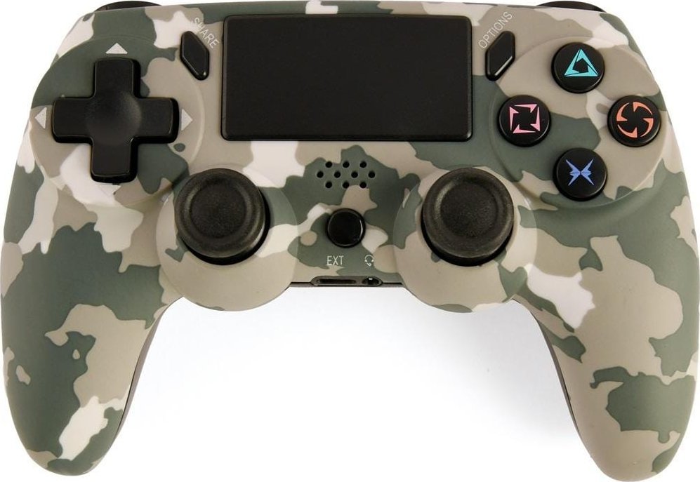 Gamepad Gembird JPD-PS4BT-01-CM, Bluetooth, për PS4 dhe PC, camouflage