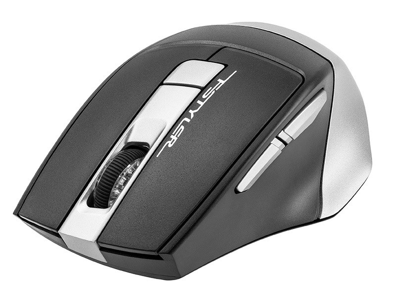 Maus A4Tech FSTYLER FB35, Wireless, Bluetooth, 2000 DPI, i hirtë/i argjendtë