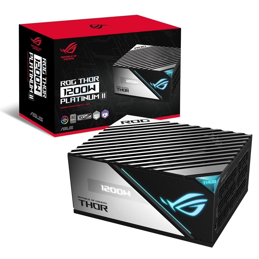 Burim energjie ASUS ROG THOR 1200W Platinum II, 24-pin ATX, 1200 W