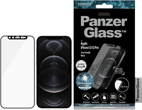 Xham mbrojtës PanzerGlass E2E Microfracture për iPhone 12/12 Pro, antibakterial