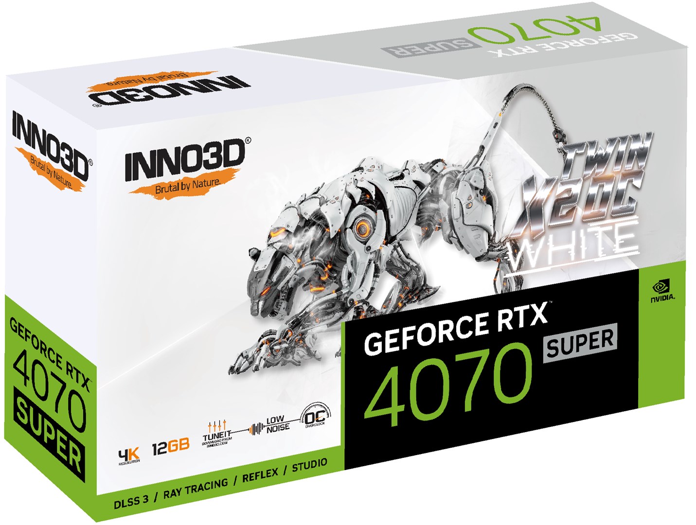 Kartë grafike Inno3D NVIDIA GeForce RTX 4070 SUPER, OC, 12 GB GDDR6X
