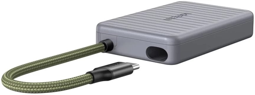 Lexues kartelash UGREEN USB C, SD MicroSD, kuti ruajtëse 4 kartela, gri