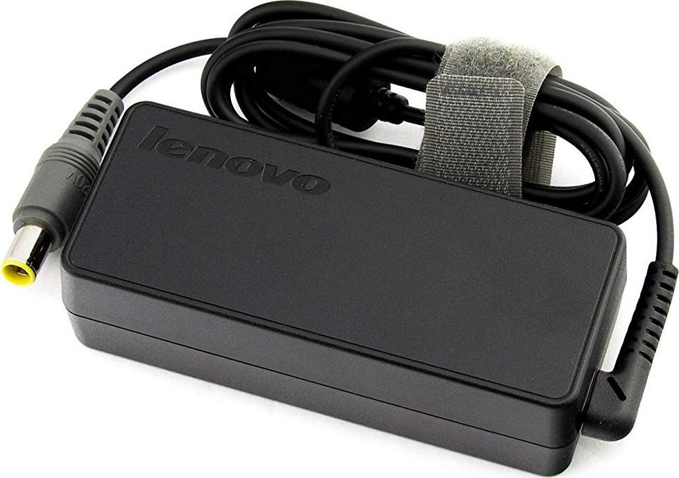 Adapter karikues Lenovo AC 65W, lidhje rrethore, i zi