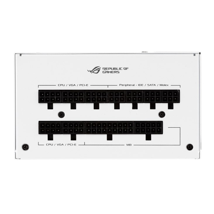 Напојување Asus ROG Strix, 850W, 80 Plus Gold, бело