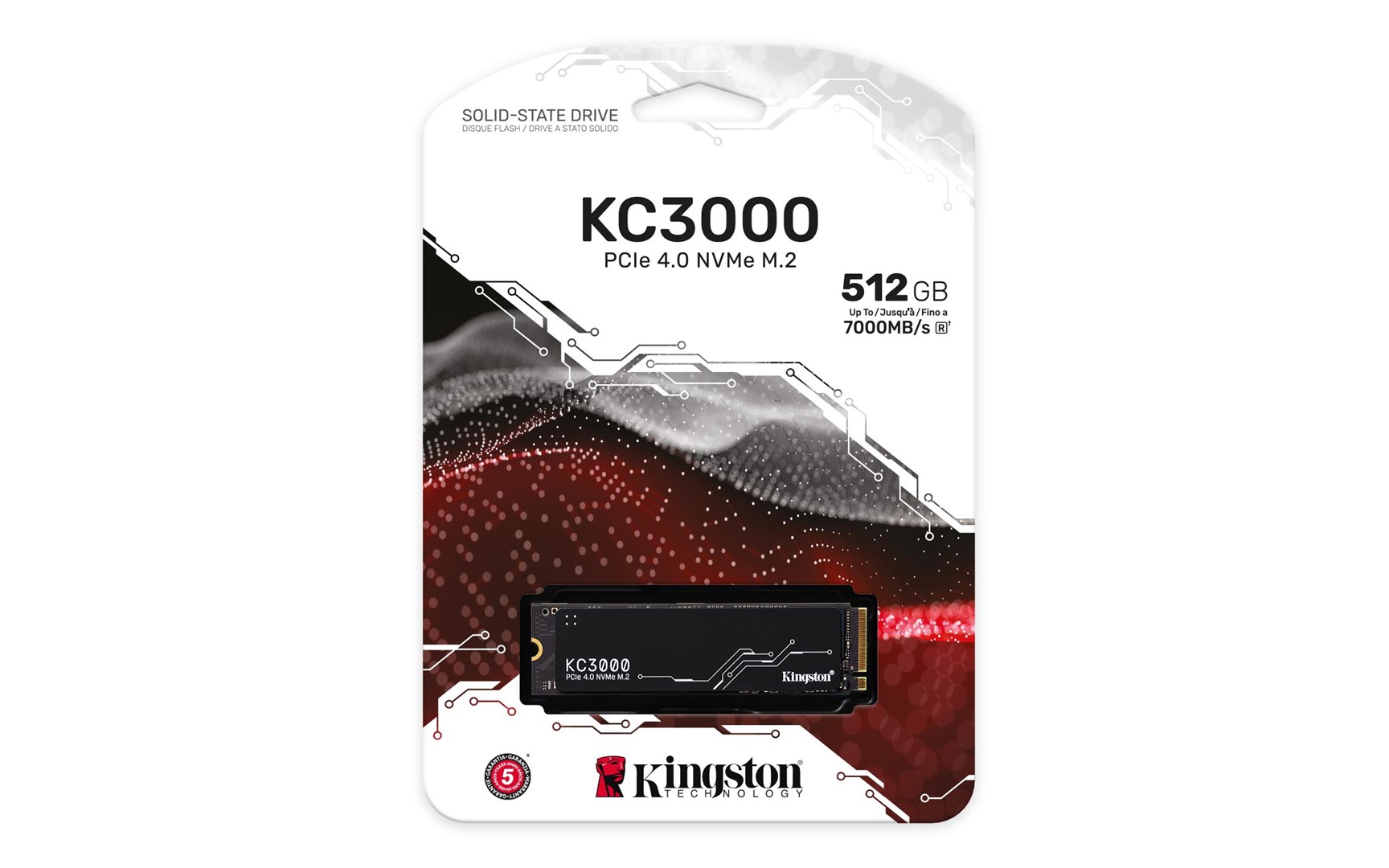Disk SSD Kingston KC3000, M.2, 512GB, PCIe 4.0