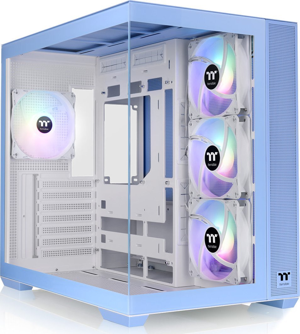 Kuti PC gaming Thermaltake View 380 TG ARGB, Mid Tower, xham i temperuar, e zezë