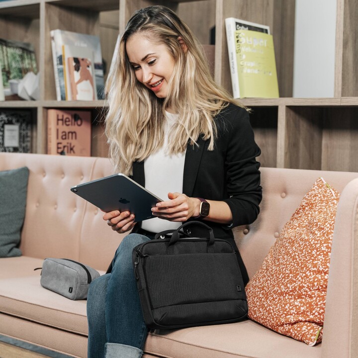 Çantë DICOTA Eco Slim Case MOTION për laptop 14"-15.6", e zezë