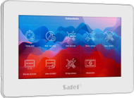 Panel me prekje Satel INT-TSH2R-W, ekran touch, lexues Mifare, i bardhë