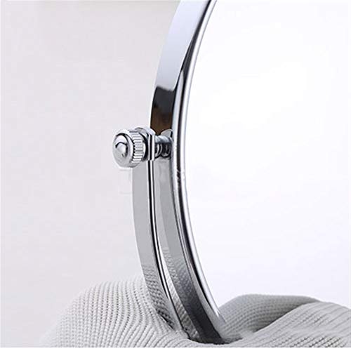 Pasqyrë muri FCS, 3X zmadhim, 8", dyanshe, Brushed nikel