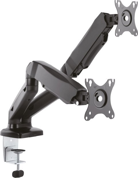 Mbajtës monitori CONNECT IT TwinArm Premium 30 YEARS, për 2 monitorë, VESA, i zi