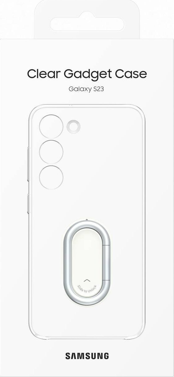 Mbrojtëse telefoni Samsung Clear Gadget Case, për Galaxy S23, transparente