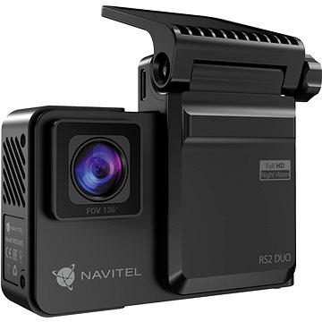 Kamerë dyfishe për makinë Navitel RS2 Duo, Full HD, ekran 2", e zezë