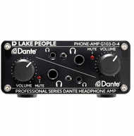 Përforcues kufjesh Lake People G103-D4 Dante, rregullim gain, profesional