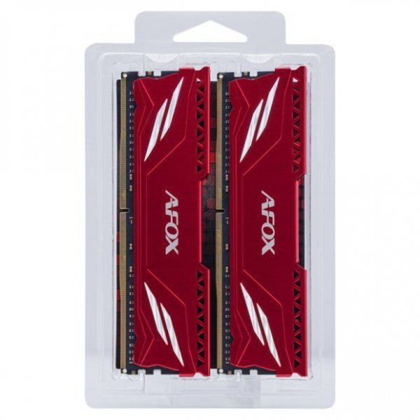 Memorie RAM Afox Gaming DDR4 2x16GB, 3200MHz CL16, XMP2, e kuqe