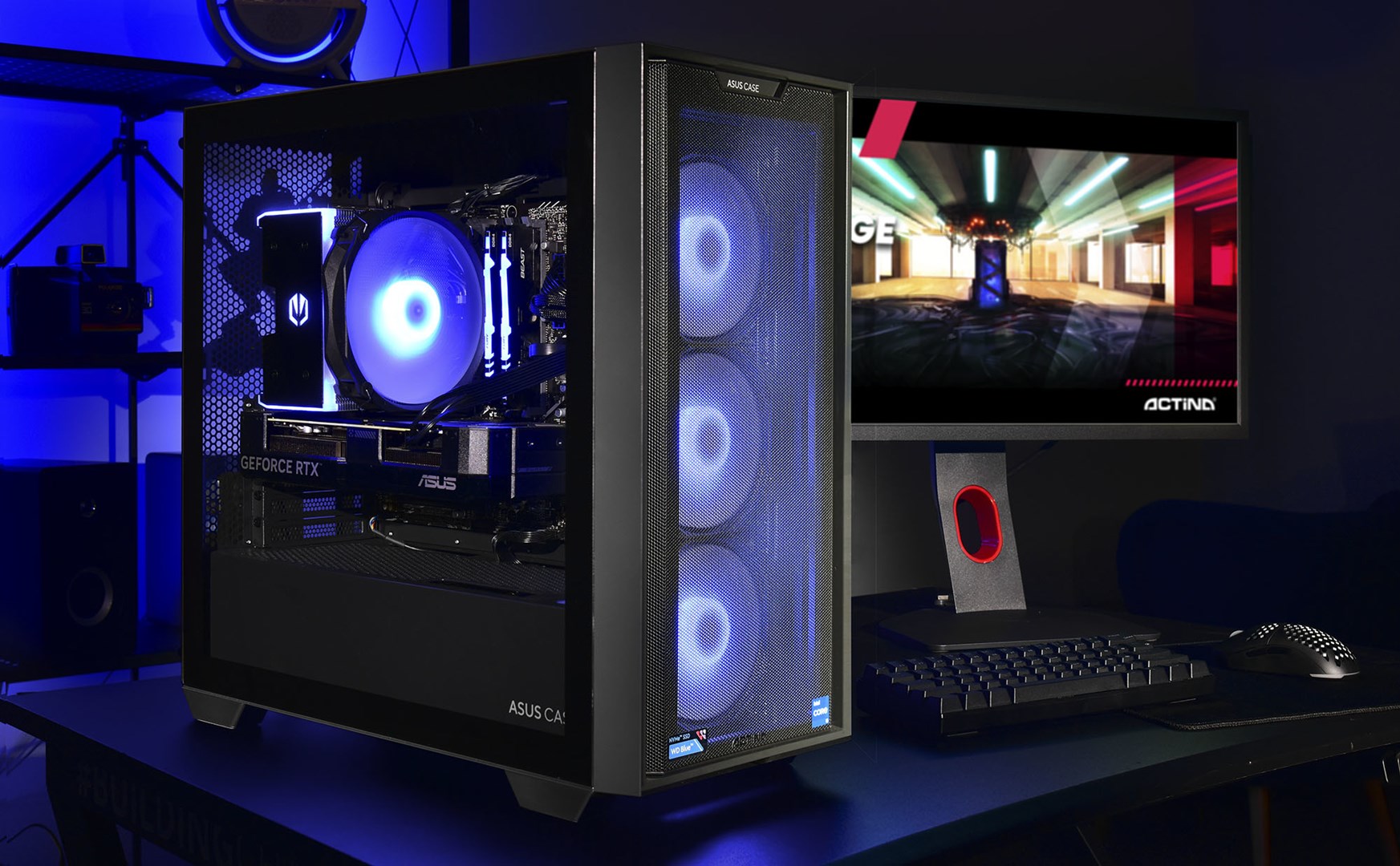 Kompjuter Actina, Intel Core i5-13500, 32GB RAM, 1TB SSD, NVIDIA GeForce RTX 4070, i zi