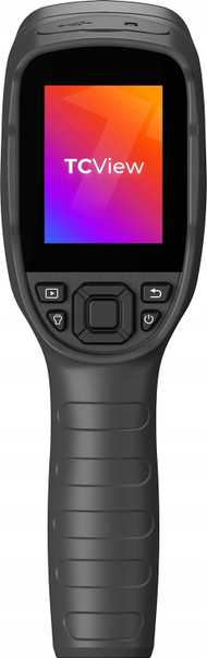 Kamerë termike TOPDON TC004Lite, ekran me pamje termike, kompakte, e zezë