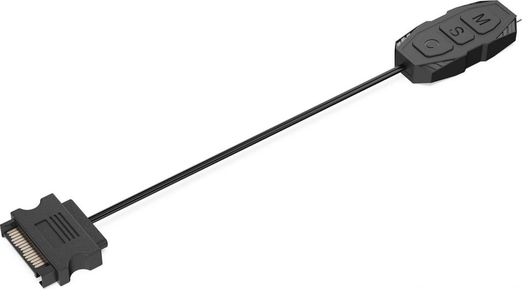 Ventilatorë Krux Lunar ARGB KIT 3x120 mm, 12 V, i bardhë/ zi