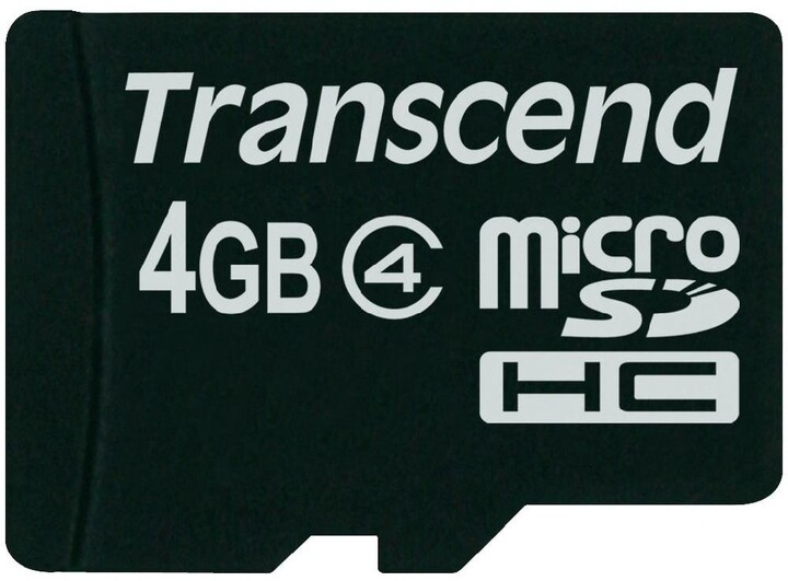 Мемориска картичка Тranscend Micro SDHC 4GB класа 4