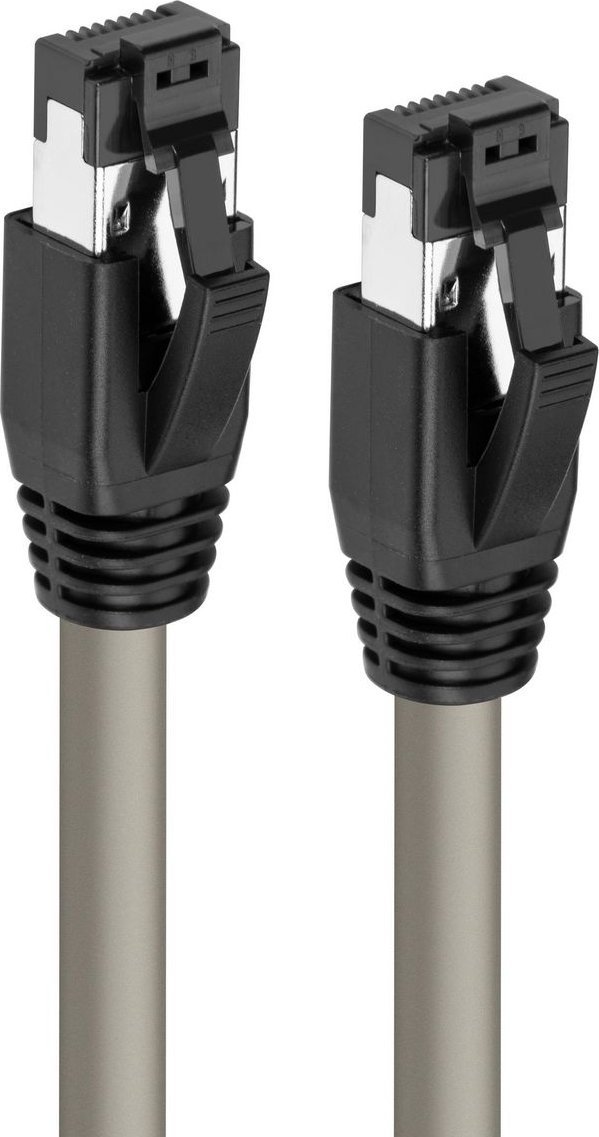 Kabllo rrjeti MicroConnect CAT8.1, S/FTP, 0.25m, gri