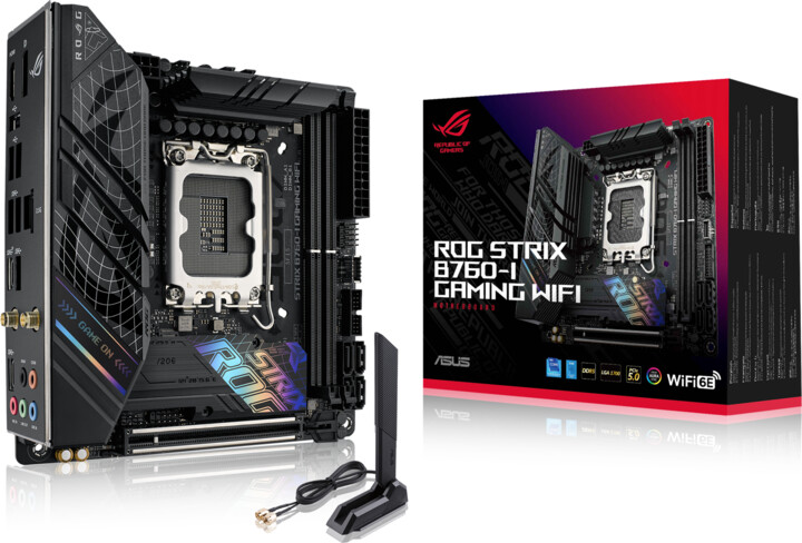 Pllakë amë ASUS ROG STRIX B760-I GAMING WIFI - Intel B760