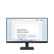 Monitor Lenovo L24-4e, 23.8" FHD 1920x1080, LCD, i zi