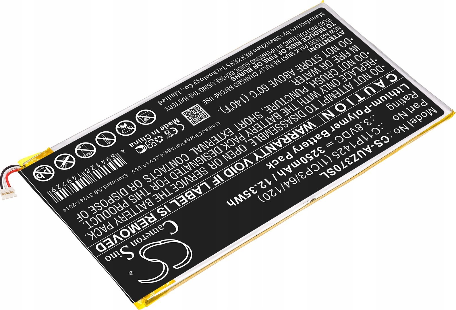 Bateri tablet Asus ZenPad 7.0, C11P1425, 3.8V, e zezë