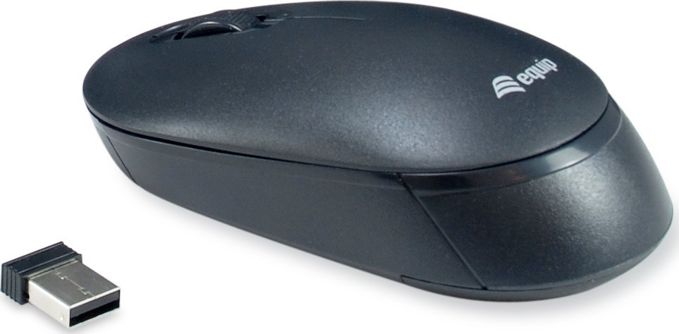 Комбинација тастатура и глушец без кабел Equip Life 245221, 2.4GHz, USB, црна