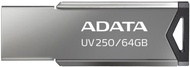 USB ADATA UV250 - 64GB, i argjendtë