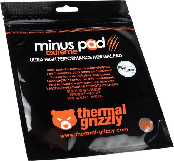 Jastëk termik Thermal Grizzly Minus Pad Extreme, 100 x 100 mm, trashësi 1 mm