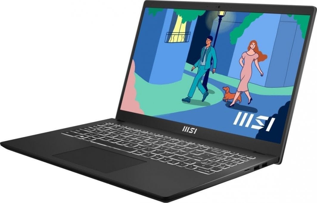 Laptop MSI Modern 15 B12MO-686PL, 15.6", Intel Core i7 1255U, 16 GB RAM, 512 GB SSD, i zi