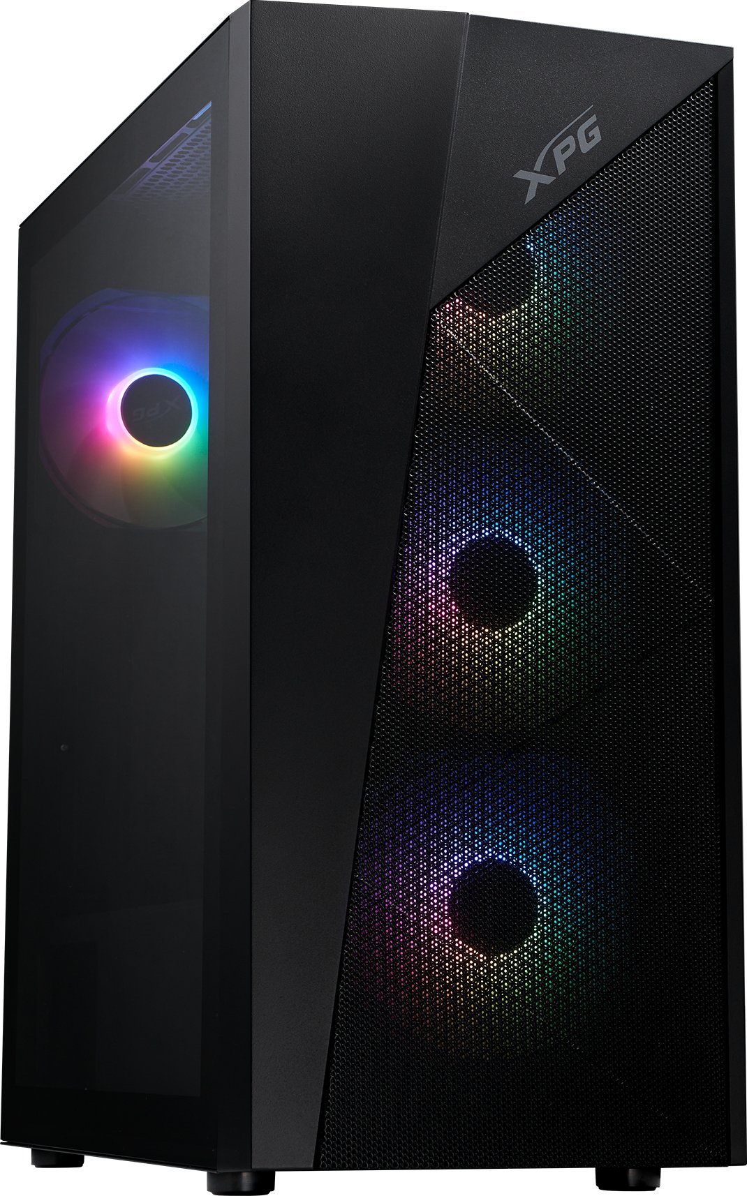 Kutia kompjuterike XPG LANDER 500, ATX MATX Mini ITX, 4 flladitëse ARGB 120 mm, e zezë