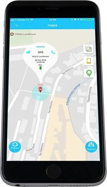 Orë inteligjente Helmer LK 707 Kids, 1.44", GPS, e zezë