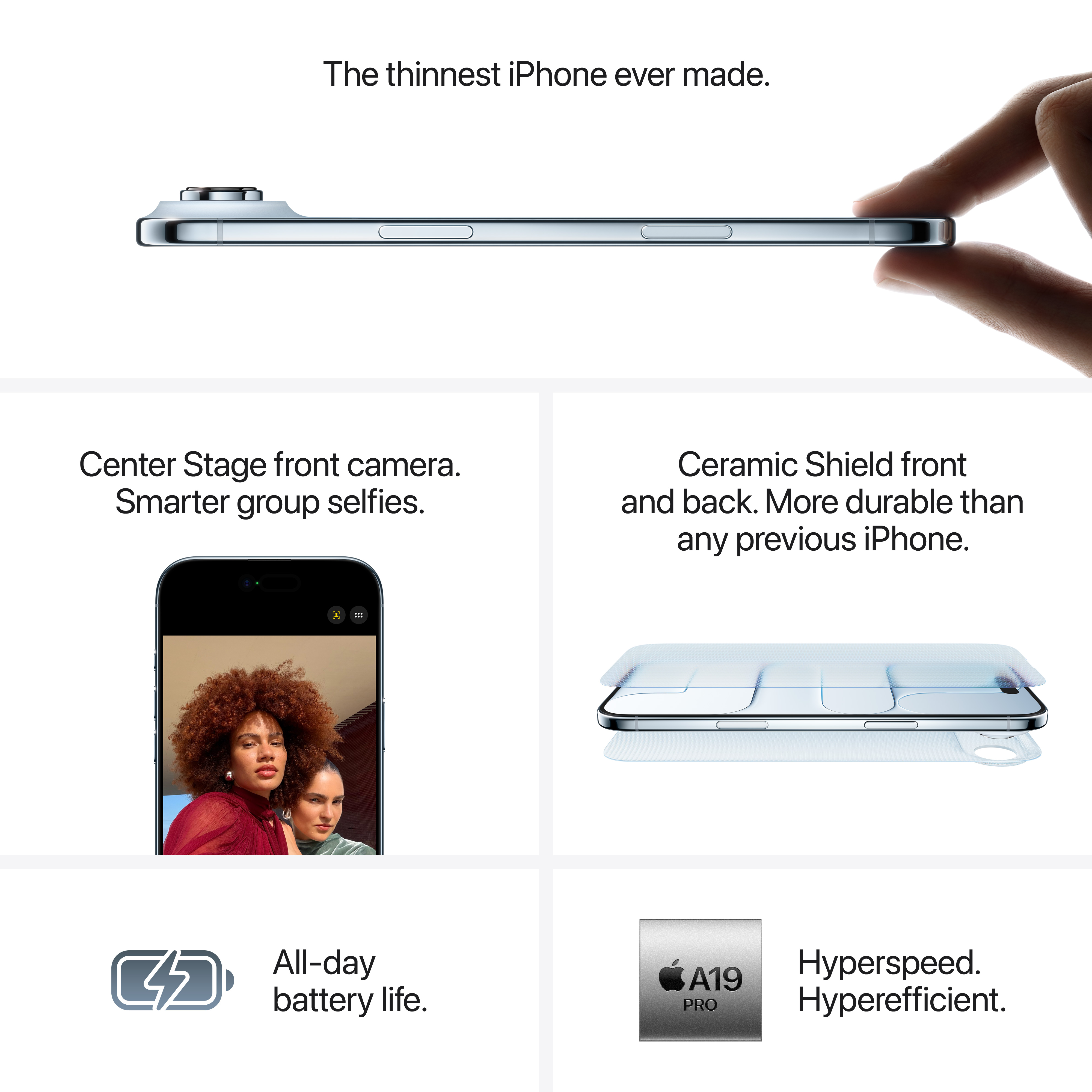 Apple iPhone Air, 1TB, Cloud White