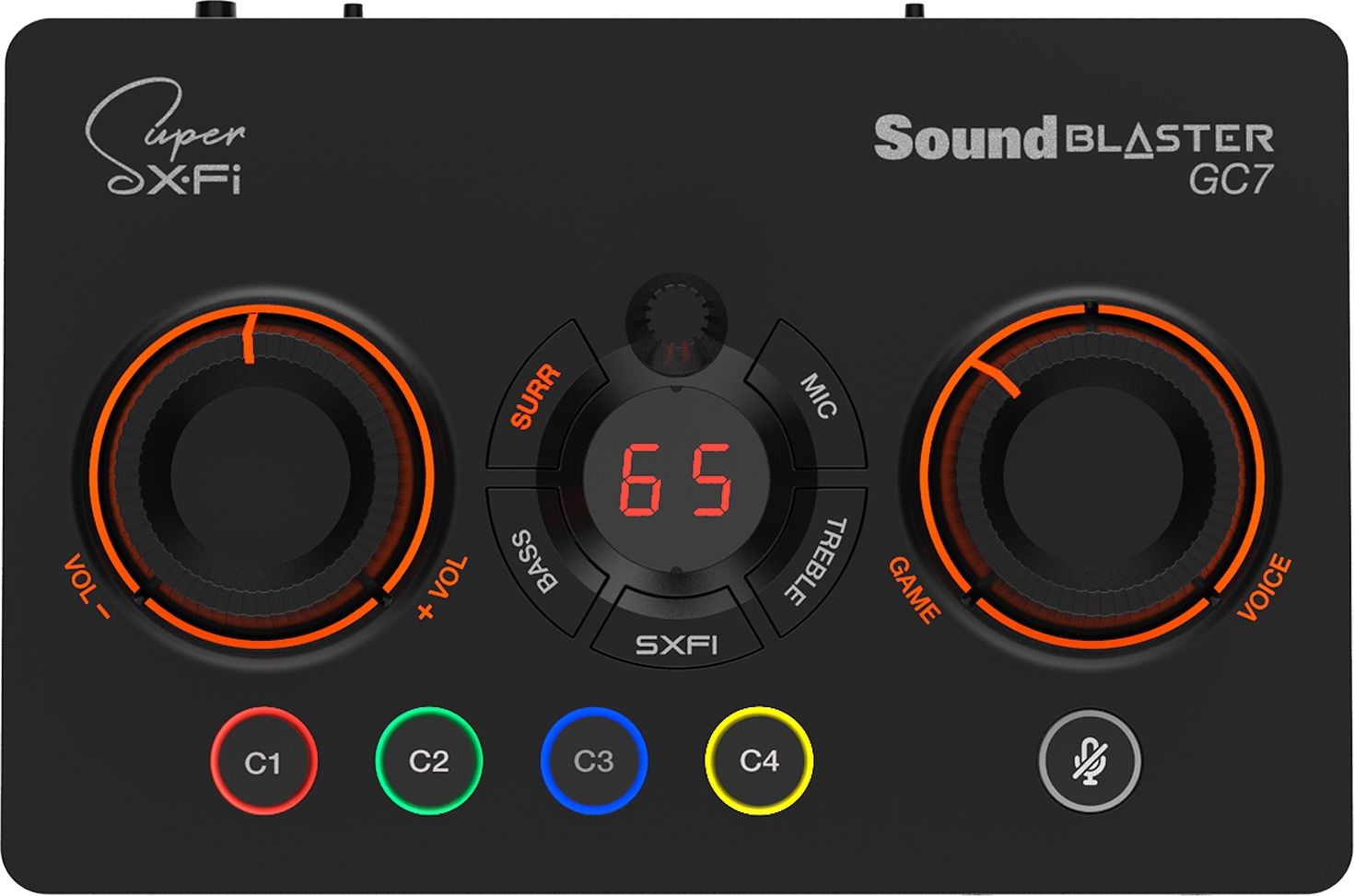 Kartë zanore Creative Sound Blaster GC7, eksternale, 24 bit 192 kHz, e zezë