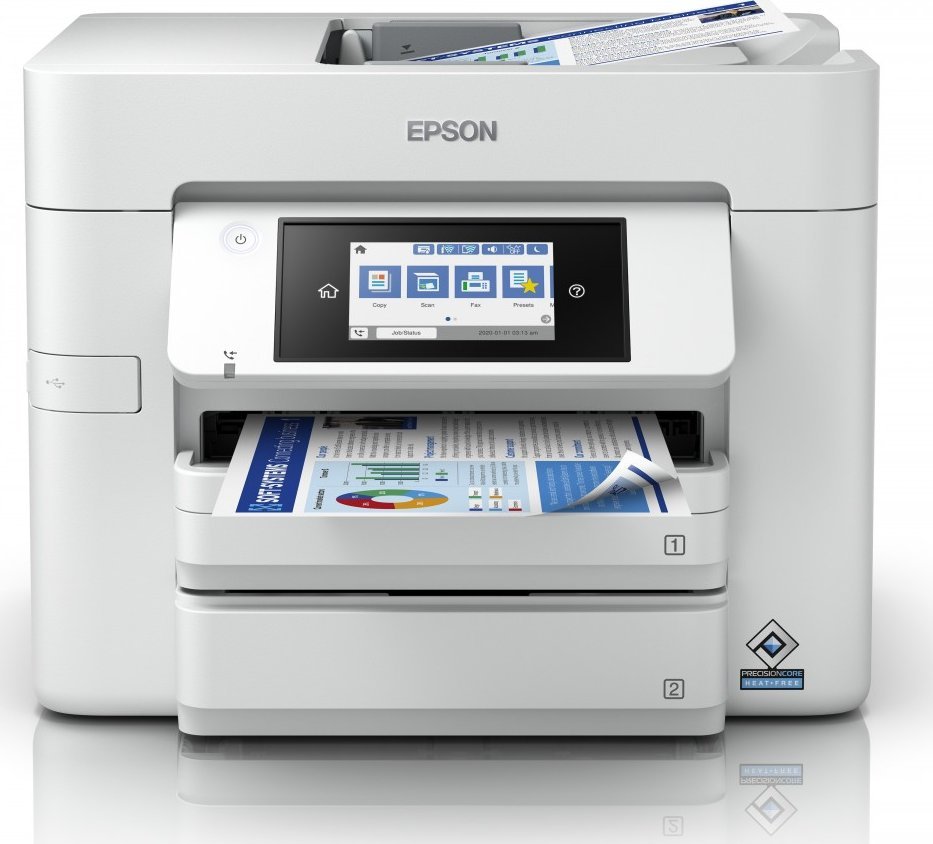 Printer multifunksional Epson WF-C4810DTWF, i bardhë