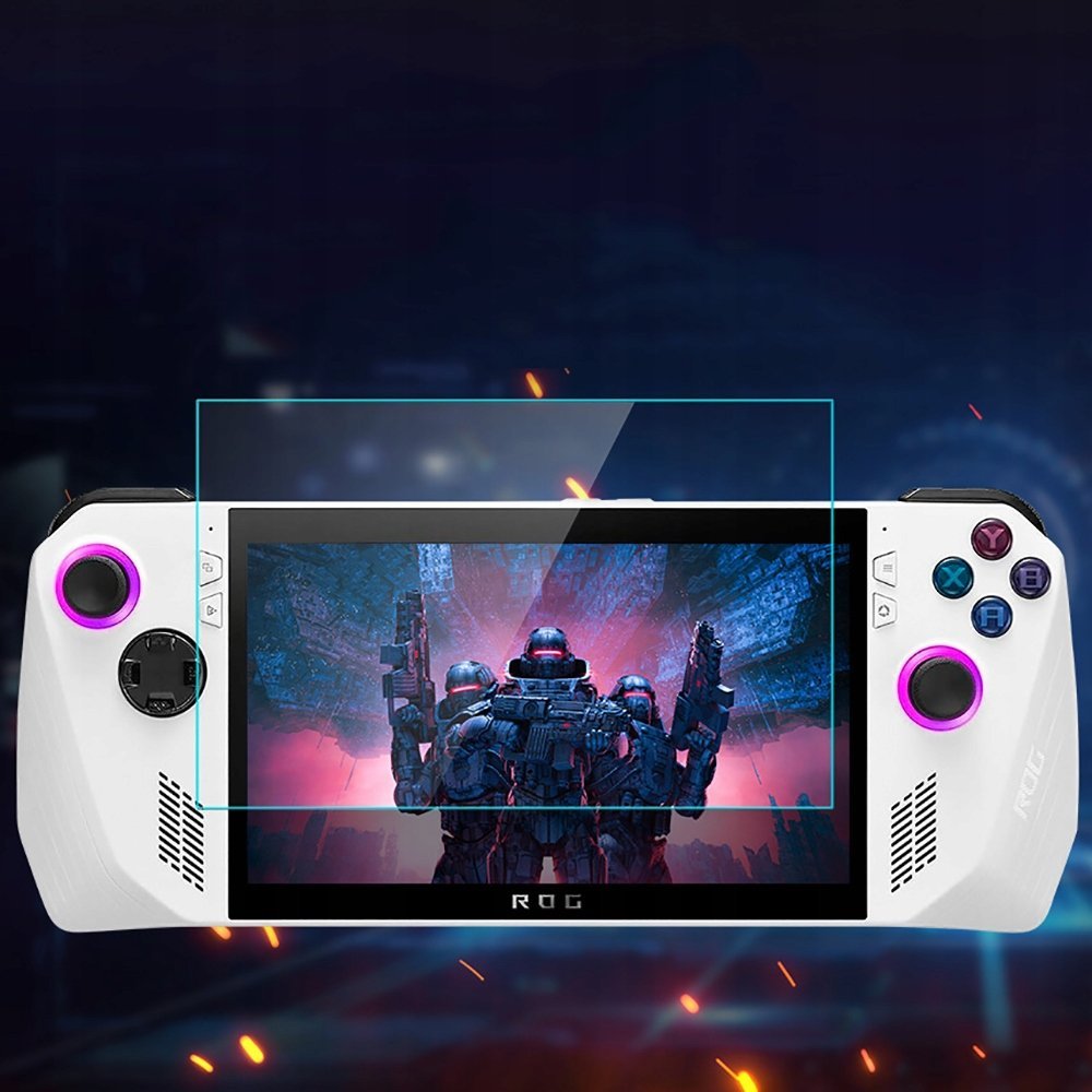 Xham mbrojtës Spigen Glas.tR Slim për Asus Rog Ally, 9H, transparent