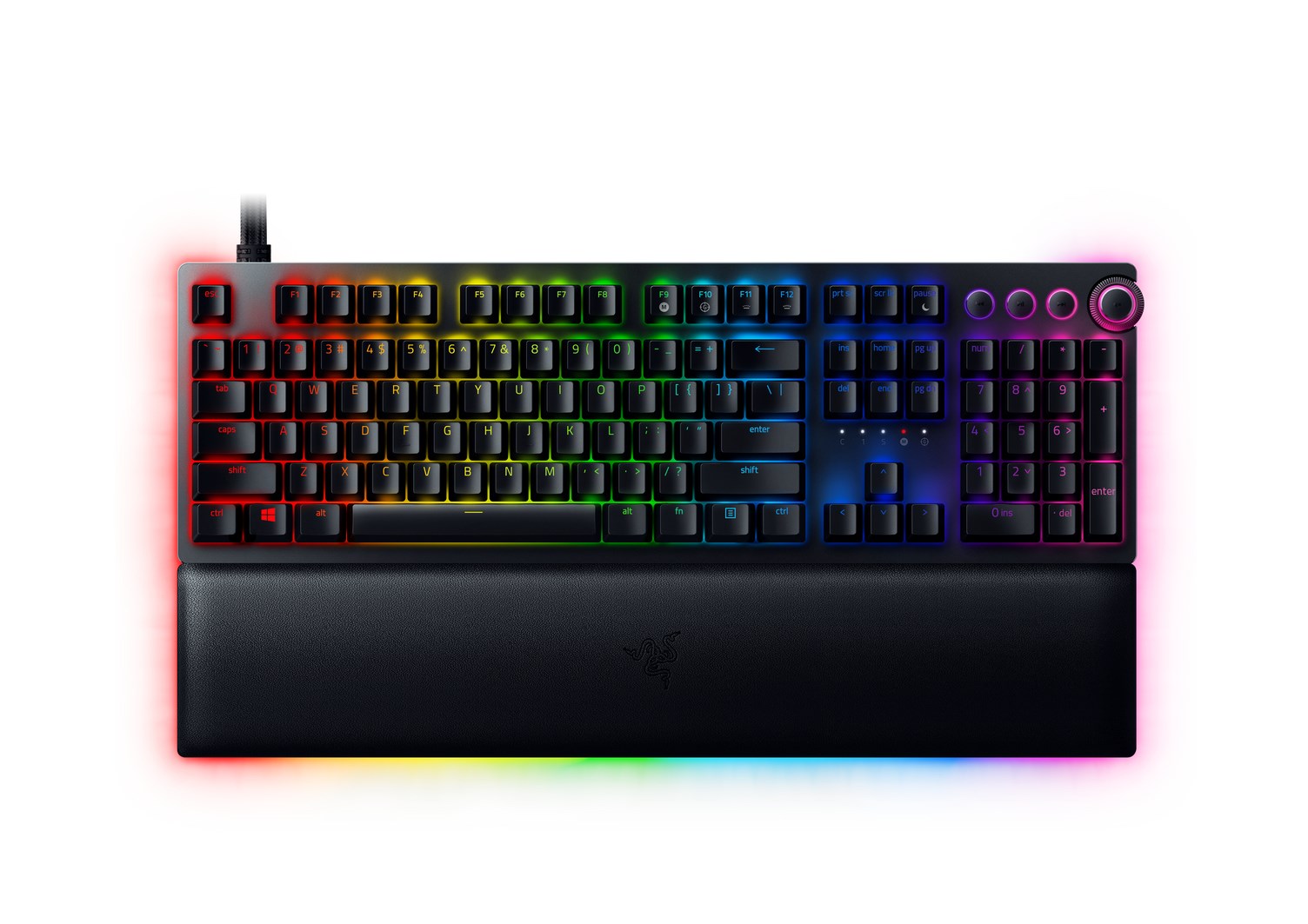 Tastierë për lojëra Razer Huntsman V2, 108 taste, Analog, RGB, e zezë