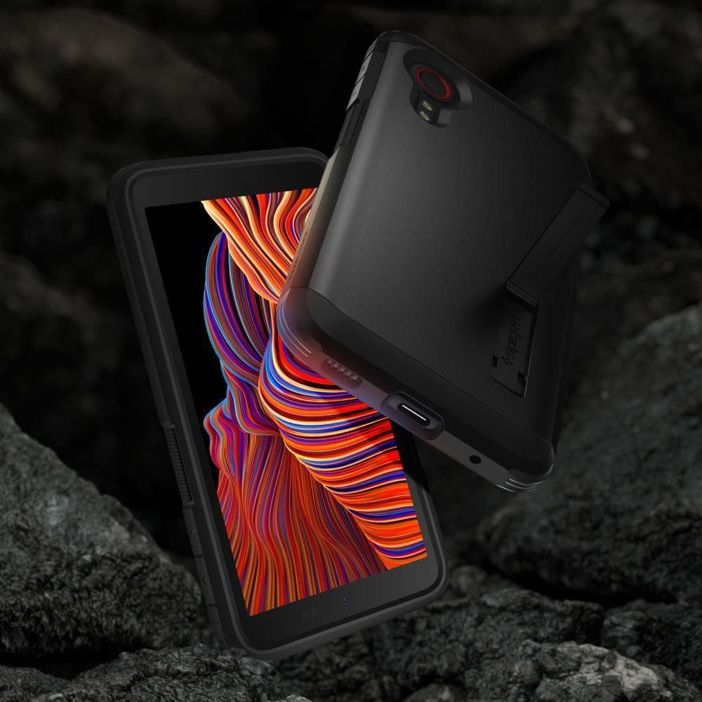 Mbrojtëse për telefon SPIGEN TOUGH ARMOR, GALAXY XCOVER 5, e zezë