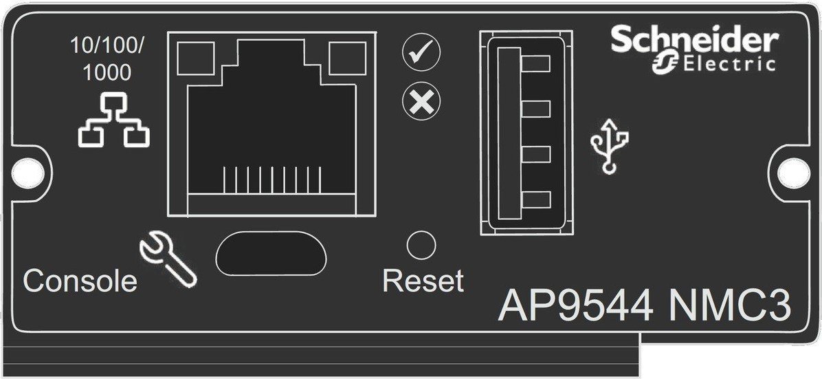 Kartë rrjeti APC 1-Phase AP9544, Gigabit Ethernet RJ45, për Easy UPS