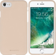 Mbrojtës Mercury Goospery Soft Feeling për Sony Xperia XZ1, bezhë