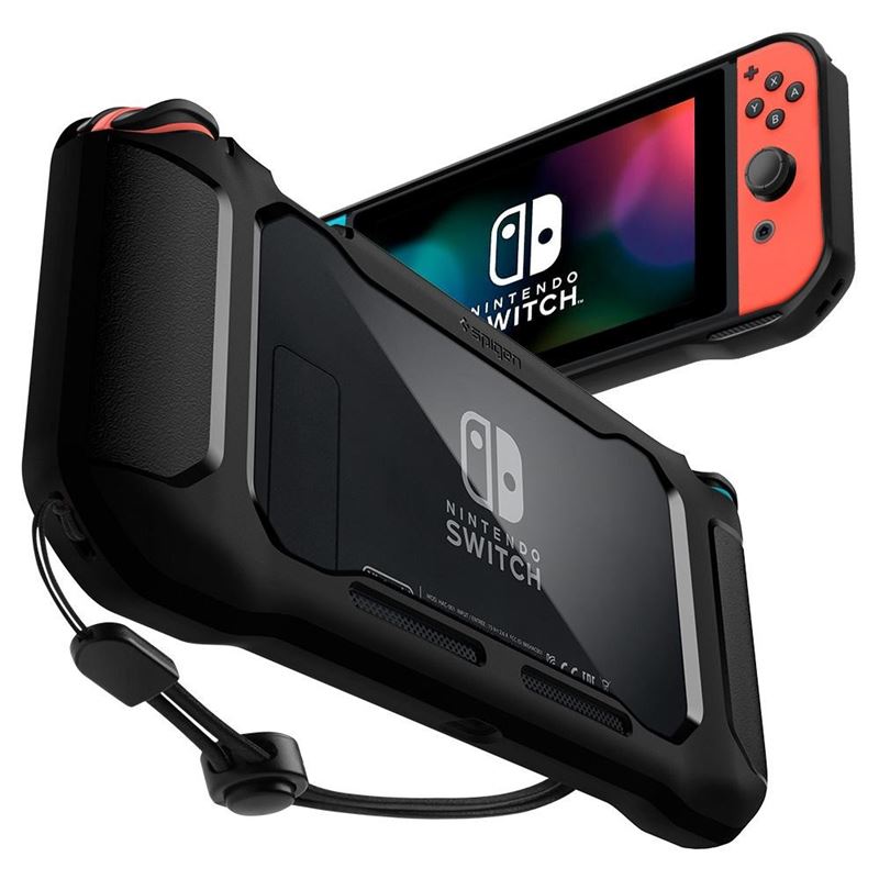 [OUTLET] Mbështjellëse për Nintendo Switch Spigen Rugged Armor, e zezë