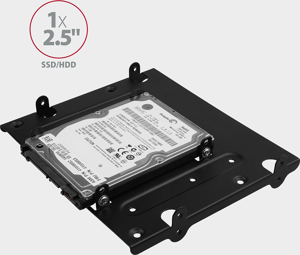 Kornizë montimi Axagon RHD-435, për 4x 2.5" ose 2x 2.5" + 1x 3.5", metalike