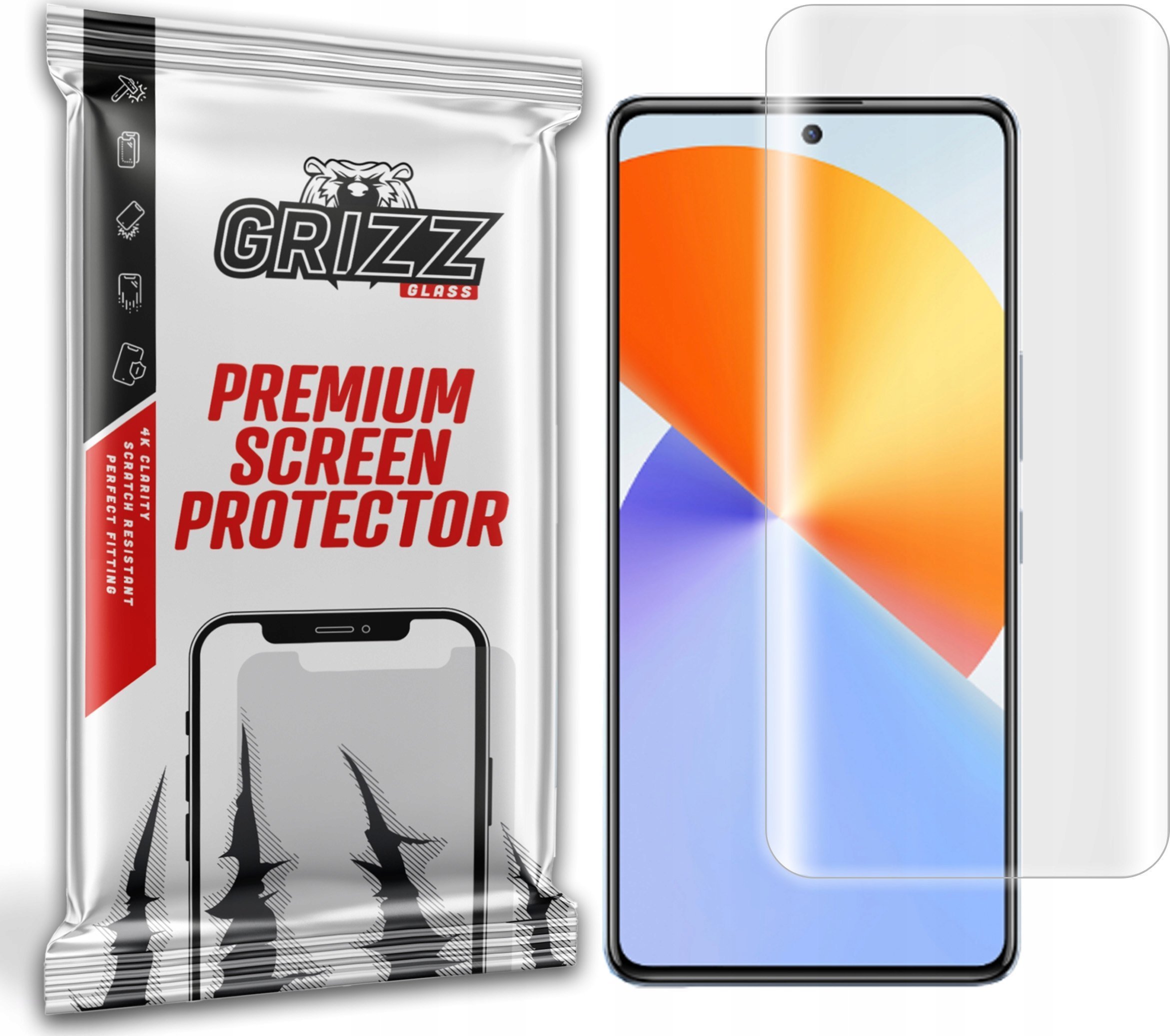 Mbrojtës ekrani Grizz Hydrogel, për Infinix Note 30 VIP, transparent